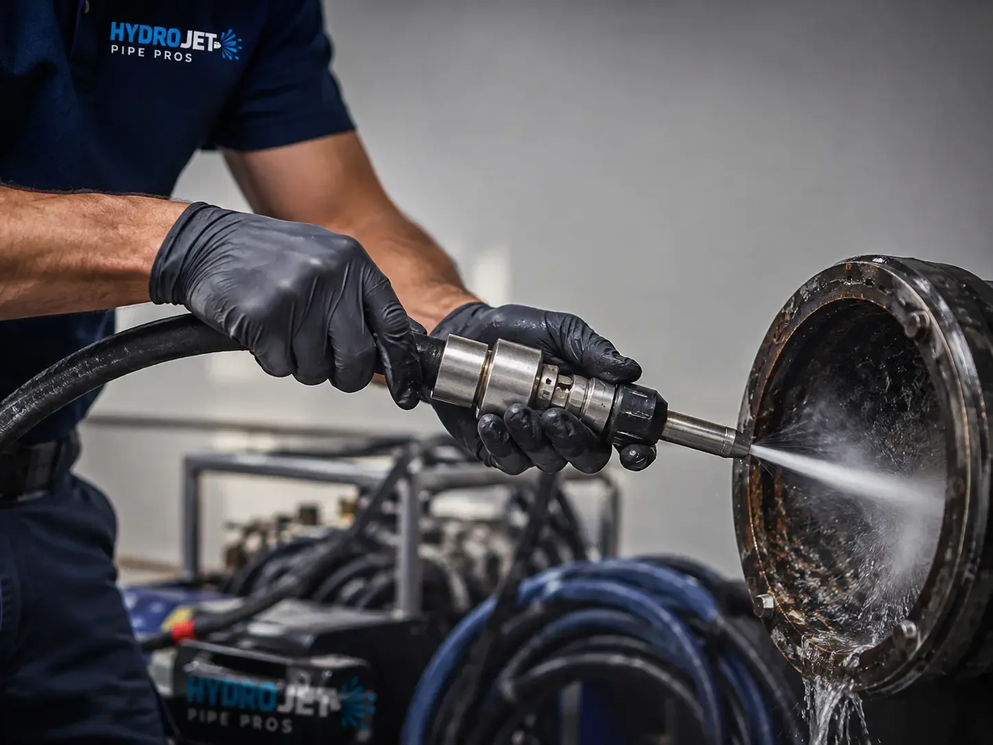 Hydro Jet Pipe Descaling in Crystal City, TX